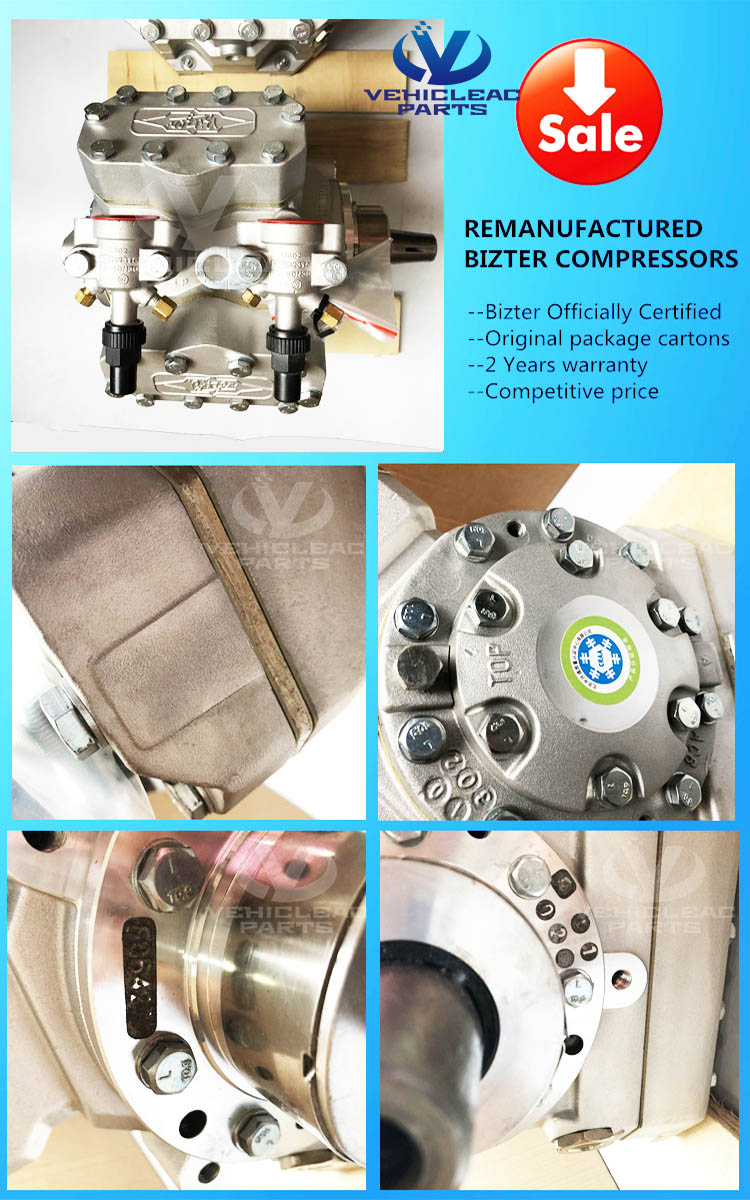 Rebuild  Remanufacturing BITZER 4NFCY Compressor for aftersale repair Bus air conditioning compressor parts