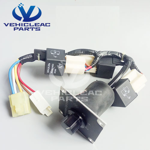 Yutong Bus Air Conditioner Control Panel, Manual Knob DLQ1-074, 8112-00439 for Yutong Bus A/C, Guchen air conditioner