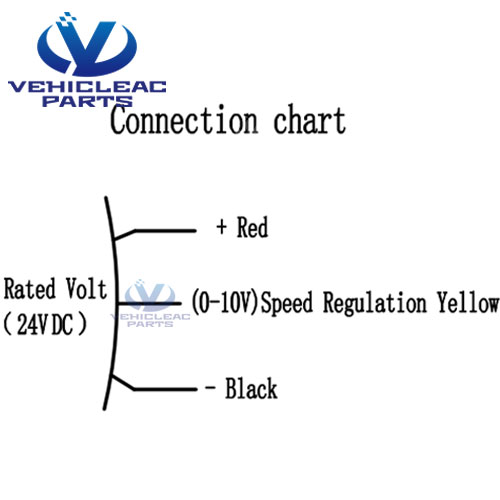  Brushless DC Chinese Water Pump Bus Centrifugal Circulatıing Replacement U4856 with PWM 0-10V Speed Regulation