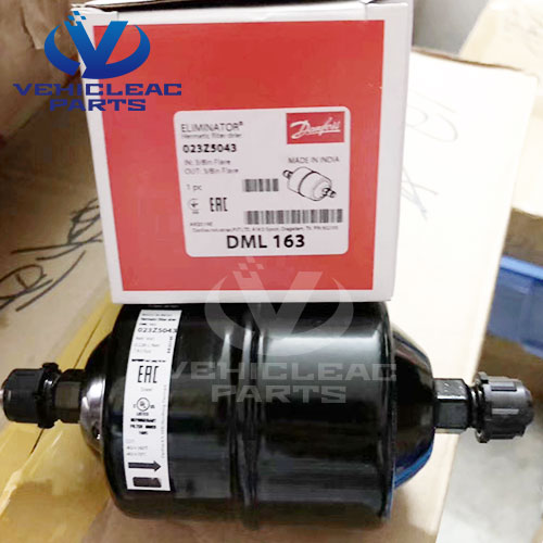 Bus clima Receiver Drier Freon Filter Suppliers, DML163 Danfoss Hermetic Filter Dryer 023Z5043 