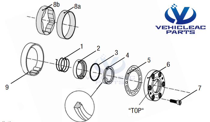 How to Removal and installation of bock compressor parts - shaft seals 80023 from GEA Bock FK40 Compressor - VehicleACParts