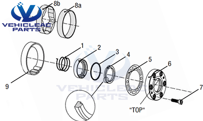 Bock shaft seal is the key part of Bock FK 40 / 50 Compressor spare parts in the bus air conditioning system parts