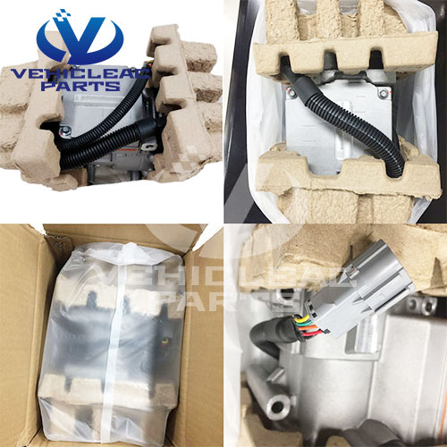 Packaged of DM18A7 DC12V Electric Truck Air Compressor Scroll Compressor, packaged detail of Parking air conditioner