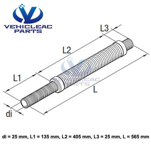 2kw 4KW parking Car Truck air heater 25mm air inlet, Replacement Espar / Eberspacher Airtronic D2 D4 parking rv boat air heater Combustion Air Muffler Silencer | 20.1689.80.0500, 201689800500