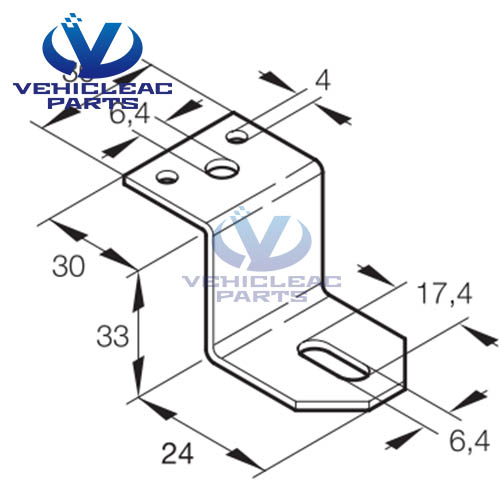 2kw 4KW parking Car Truck air heater Exhaust Silencer Z Type Bracket,, Replacement Espar / Eberspacher Airtronic D2 D4 parking rv boat air heater Exhaust Muffler Z Shape exhaust silencers bracket 201533880007, 20.1533.88.0007 